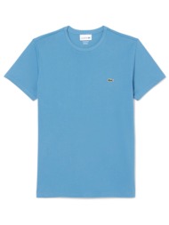 lacoste t-shirt logo regular fit ραφ μπλε