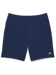 lacoste βερμουδα φουτερ logo μπλε
