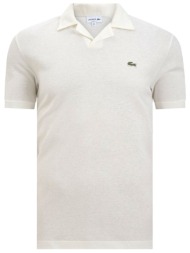 lacoste polo classic fit logo υπολευκο