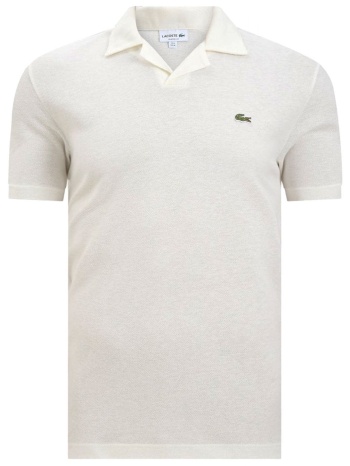 lacoste polo classic fit logo υπολευκο