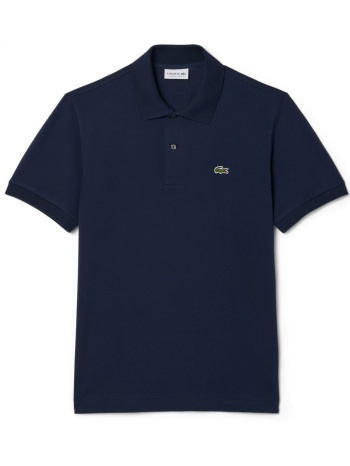 lacoste polo classic fit logo μπλε