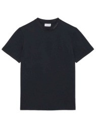 lacoste t-shirt regular fit logo μαυρο