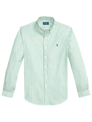ralph lauren πουκαμισο ριγε button down custom fit