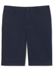 lacoste βερμουδα chino slim fit μπλε