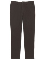 lacoste παντελονι chino slim fit καφε