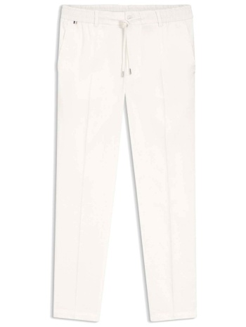 boss παντελονι chino λινο λαστιχο μεση regular fit
