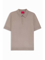 hugo polo πλεκτο san peter-cv καφε