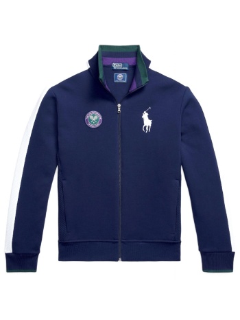 ralph lauren φουτερ fullzip wimbledon ball boy μπλε
