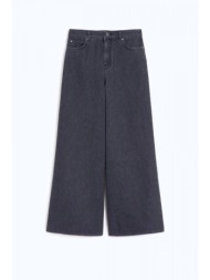 max mara weekend παντελονι jeans wkdvega wide leg γκρι