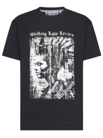 richmond x t-shirt sidding μαυρο