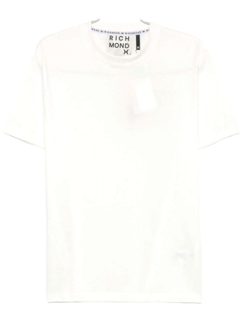 richmond x t-shirt sorim logo εκρου