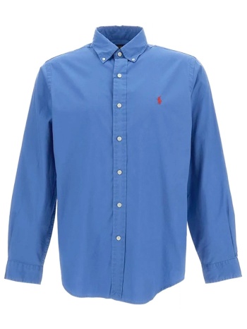 ralph lauren πουκαμισο button down custom fit feather