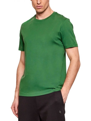 boss t-shirt slim fit mercerised tessler150 πρασινο