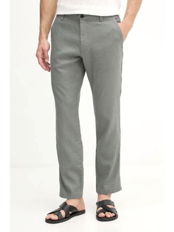boss casual παντελονι chino regular fit λινο sanderson-l-3
