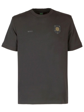 boss athleisure t-shirt ts_bb bc lux tee μαυρο