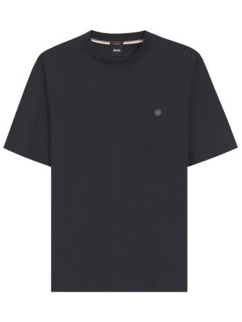 boss t-shirt c-taut-1 mercerised μπλε