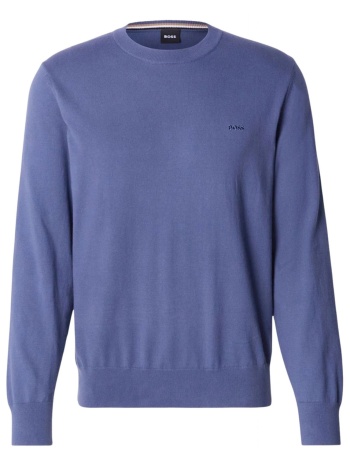 boss πλεκτο crew neck upacas-l ραφ μπλε