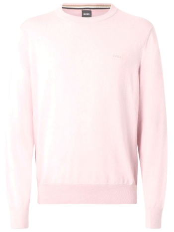 boss πλεκτο crew neck upacas-l ροζ