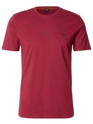 boss casual t-shirt tales μπορντω