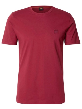 boss casual t-shirt tales μπορντω