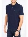 nautica performance polo classic fit μπλε