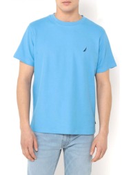nautica performance t-shirt classic fit starboard γαλαζιο