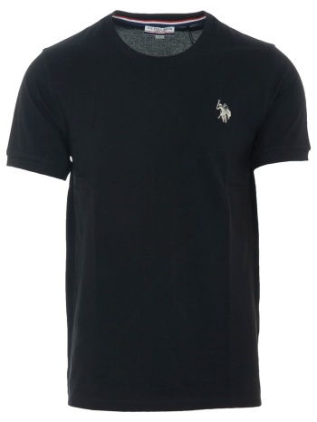 u.s.polo assn t-shirt crew neck logo bren μαυρο σε προσφορά