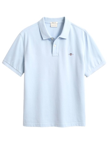gant polo pique reg shield ss γαλαζιο σε προσφορά