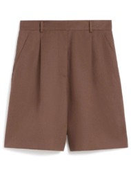 max mara weekend βερμουδα chino wkdecuba πιετα καφε