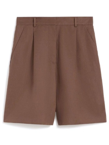 max mara weekend βερμουδα chino wkdecuba πιετα καφε