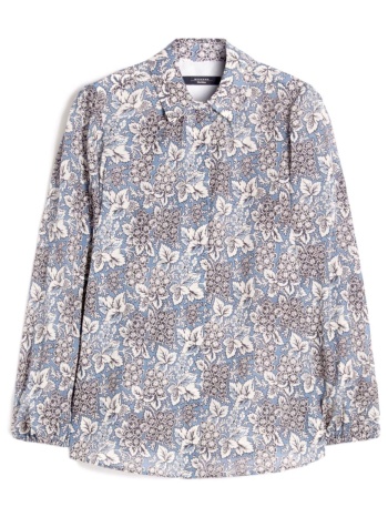 max mara weekend πουκαμισο wkdperiodi floral κρυφα κουμπια