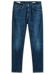 gant παντελονι 971 mid blue worn in jean μπλε