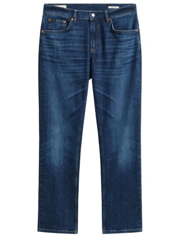gant παντελονι 971 mid blue worn in μπλε σε προσφορά