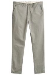 gant παντελονι 32 light putty slim classic chinos γκρι