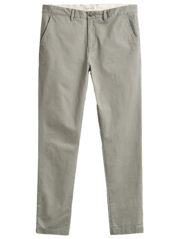 gant παντελονι 32 light putty slim classic chinos γκρι σε προσφορά