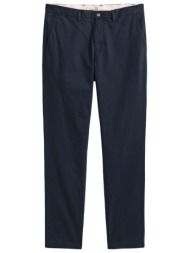 gant παντελονι 433 evening blue slim classic chinos σκουρο μπλε