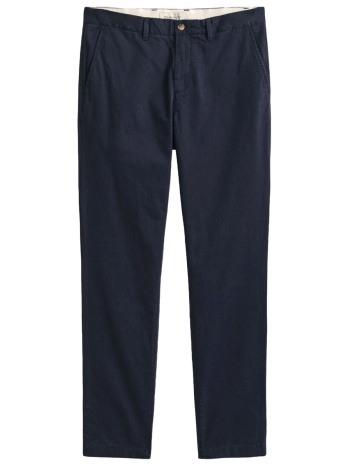 gant παντελονι 433 evening blue slim classic chinos σκουρο σε προσφορά