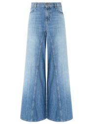 pinko τζιν winona wide leg μπλε