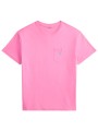 ralph lauren t-shirt custom slim fit logo ροζ