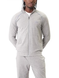 boss homewear φουτερ fullzip mixmatch jacket z γκρι
