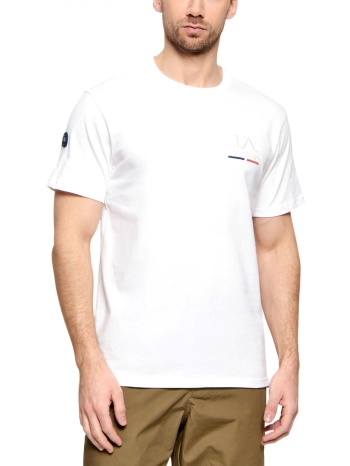 la martina t-shirt crew neck logo λευκο σε προσφορά
