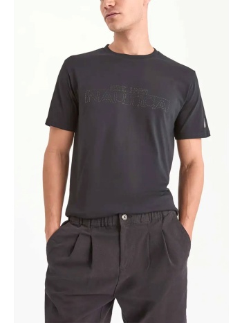 nautica t-shirt medway logo μαυρο σε προσφορά