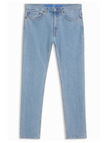 hugo blue παντελονι jeans slim fit ash γαλαζιο