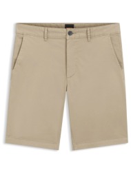 boss casual βερμουδα chino slim fit chino slim shorts μπεζ