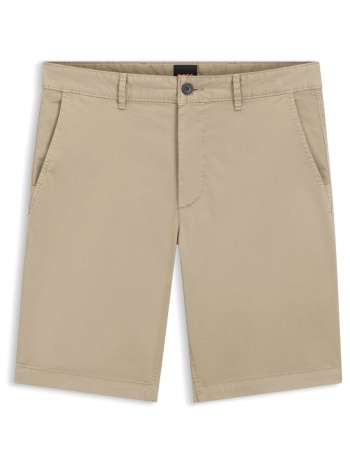 boss casual βερμουδα chino slim fit chino slim shorts μπεζ