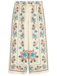 max mara weekend παντελονα wkdsnack floral μπεζ