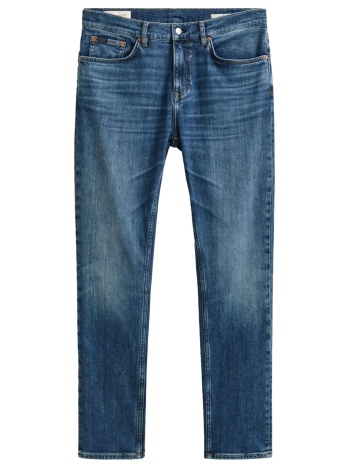 gant παντελονι 972 mid blue broken in jean ανοιχτο μπλε σε προσφορά