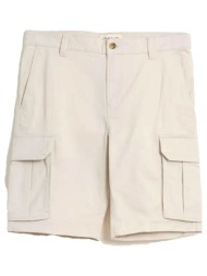 gant σορτς 214 chocolate cargo εκρου