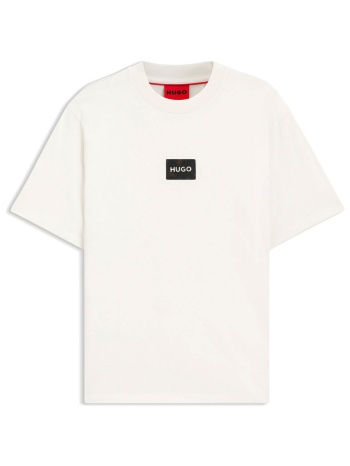 hugo t-shirt dumeon logo εκρου