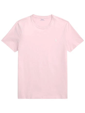 ralph lauren t-shirt custom slim fit logo baby pink